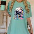 Baseball Catcher Mask Ice Cream Dripping Baseball Boys Women's Comfort Colors T-Shirt Violet