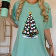 Baseball Christmas Tree Men Boys Youth Santa Sports Women's Comfort Colors T-Shirt Violet Baseball Christmas Tree Men Boys Youth Santa Sports Women's Comfort Colors T-Shirt Violet