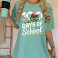 Baseball Dinosaur 100 Days Of School Kids Theme Women's Comfort Colors T-Shirt Violet