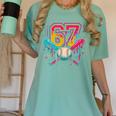 Baseball Drip 6 7 Number 67 Six Seven Meme Boys Kids Women's Comfort Colors T-Shirt Violet Baseball Drip 6 7 Number 67 Six Seven Meme Boys Kids Women's Comfort Colors T-Shirt Violet