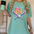 Baseball Drip 67 Six Seven Number 67 Player 67th Birthday Women's Comfort Colors T-Shirt Violet Baseball Drip 67 Six Seven Number 67 Player 67th Birthday Women's Comfort Colors T-Shirt Violet