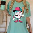 Baseball Drip Boys Ice Cream Youth Women's Comfort Colors T-Shirt Violet
