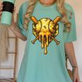 Baseball Drip Ice Cream Camo Cool Women's Comfort Colors T-Shirt Violet