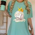 Baseball Drip Ice Cream Crown Melt Graphic Women's Comfort Colors T-Shirt Violet Baseball Drip Ice Cream Crown Melt Graphic Women's Comfort Colors T-Shirt Violet