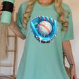 Baseball Drip Ice Cream Glove With Sprinkles Ball Boys Youth Women's Comfort Colors T-Shirt Violet Baseball Drip Ice Cream Glove With Sprinkles Ball Boys Youth Women's Comfort Colors T-Shirt Violet