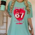Baseball Drip Ice Cream Valentine Youth Boys Girls Sport Women's Comfort Colors T-Shirt Violet Baseball Drip Ice Cream Valentine Youth Boys Girls Sport Women's Comfort Colors T-Shirt Violet