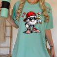 Baseball Drip Ice Cream Valentine’s Day Boys Kids Women's Comfort Colors T-Shirt Violet