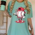 Baseball Drip Icecream Boy Kids Valentine Women's Comfort Colors T-Shirt Violet Baseball Drip Icecream Boy Kids Valentine Women's Comfort Colors T-Shirt Violet