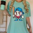Baseball Drippy Style Apparel For Boys Youth Cool Baseball Women's Comfort Colors T-Shirt Violet