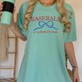 Baseball Is My Favorite Season Shirt Baseball Season Vibes Women's Comfort Colors T-Shirt Violet