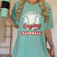 Baseball Game Day There Is No Crying In Baseball Women's Comfort Colors T-Shirt Violet