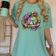 Baseball Glove Ice Cream Mardi Gras Dripping Boys Youth Kids Women's Comfort Colors T-Shirt Violet Baseball Glove Ice Cream Mardi Gras Dripping Boys Youth Kids Women's Comfort Colors T-Shirt Violet