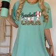 Baseball Gma Women BallPark Gma Baseball Mom Mother's Day Women's Comfort Colors T-Shirt Violet