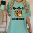 Baseball Godmother Leopard Heart Baseball Mom Game Day Women's Comfort Colors T-Shirt Violet Baseball Godmother Leopard Heart Baseball Mom Game Day Women's Comfort Colors T-Shirt Violet