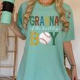 Baseball Granna Of The Birthday Boy Family Matching Women's Comfort Colors T-Shirt Violet Baseball Granna Of The Birthday Boy Family Matching Women's Comfort Colors T-Shirt Violet