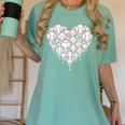 Baseball Heart Drip Valentine's Day Baseball Lover Boys Men Women's Comfort Colors T-Shirt Violet Baseball Heart Drip Valentine's Day Baseball Lover Boys Men Women's Comfort Colors T-Shirt Violet