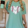 Baseball Heart Love Game Sports Fan Game Day Women's Comfort Colors T-Shirt Violet Baseball Heart Love Game Sports Fan Game Day Women's Comfort Colors T-Shirt Violet