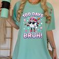 Baseball Ice Cram Drip 100 Days Of School 100th Boys Youth Women's Comfort Colors T-Shirt Violet Baseball Ice Cram Drip 100 Days Of School 100th Boys Youth Women's Comfort Colors T-Shirt Violet