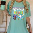 Baseball Ice Cream Drip Bonus Dad Of The Birthday Boy Women's Comfort Colors T-Shirt Violet Baseball Ice Cream Drip Bonus Dad Of The Birthday Boy Women's Comfort Colors T-Shirt Violet