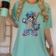 Baseball Ice Cream Drip For Boys And Girls Batter Game Day Women's Comfort Colors T-Shirt Violet