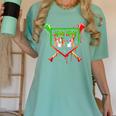 Baseball Ice Cream Drip Number 67 Player 6 7 Christmas Pjs Women's Comfort Colors T-Shirt Violet Baseball Ice Cream Drip Number 67 Player 6 7 Christmas Pjs Women's Comfort Colors T-Shirt Violet