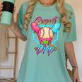 Baseball Ice Cream Drip Number 67 Player 67 Respect The Drip Women's Comfort Colors T-Shirt Violet Baseball Ice Cream Drip Number 67 Player 67 Respect The Drip Women's Comfort Colors T-Shirt Violet