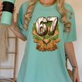 Baseball Ice Cream Drip Number 67 Playground Player 67th Women's Comfort Colors T-Shirt Violet Baseball Ice Cream Drip Number 67 Playground Player 67th Women's Comfort Colors T-Shirt Violet
