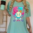 Baseball Ice Cream Drip Number 67 Six Seven Meme 67 Women's Comfort Colors T-Shirt Violet