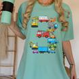 Baseball Ice Cream Drip Vehicles Youth Baseball Drip Women's Comfort Colors T-Shirt Violet