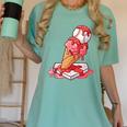 Baseball Ice Cream Drip Youth Strawberry Baseball Red Women's Comfort Colors T-Shirt Violet Baseball Ice Cream Drip Youth Strawberry Baseball Red Women's Comfort Colors T-Shirt Violet