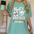 Baseball Jersey Number 13 That's My Brother Out There Women's Comfort Colors T-Shirt Violet Baseball Jersey Number 13 That's My Brother Out There Women's Comfort Colors T-Shirt Violet