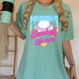 Baseball Life Lifestyle Home Plate Ice Cream Drip Men Boys Women's Comfort Colors T-Shirt Violet