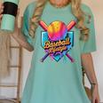 Baseball Lifestyle Drip Icecream Women's Comfort Colors T-Shirt Violet Baseball Lifestyle Drip Icecream Women's Comfort Colors T-Shirt Violet