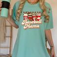 Baseball Mama Coffee Game Day Vibes Baseball Mom Women's Comfort Colors T-Shirt Violet