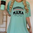 Baseball Mama Lets Go Boys Mother Baseball Mom Women's Comfort Colors T-Shirt Violet