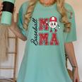 Baseball Mama Baseball Mom Game Day Senior Night Women's Comfort Colors T-Shirt Violet
