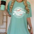 Baseball Mama Baseball Mom Matching Family Crazy Proud Premium Women's Comfort Colors T-Shirt Violet