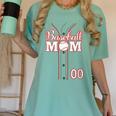 Baseball Mom 00 Number 0 Jersey Team Numbered Jersey Women's Comfort Colors T-Shirt Violet Baseball Mom 00 Number 0 Jersey Team Numbered Jersey Women's Comfort Colors T-Shirt Violet