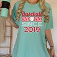Baseball Mom Since 2019 Women's Comfort Colors T-Shirt Violet