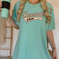 Baseball Mom Best Mama Cute Throwback Classic Women's Comfort Colors T-Shirt Violet