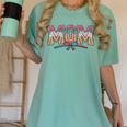Baseball Mom Coquette Bow Mommy Ice Cream Mother's Day Mom Women's Comfort Colors T-Shirt Violet Baseball Mom Coquette Bow Mommy Ice Cream Mother's Day Mom Women's Comfort Colors T-Shirt Violet