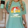 Baseball Mom I Created A Monster He Calls Me Mom Women's Comfort Colors T-Shirt Violet