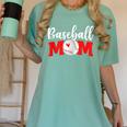 Baseball Mom Cute Letter Print Women Cute Mother's Day Women's Comfort Colors T-Shirt Violet Baseball Mom Cute Letter Print Women Cute Mother's Day Women's Comfort Colors T-Shirt Violet
