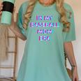 In My Baseball Mom Era 80s Retro Style Women's Comfort Colors T-Shirt Violet