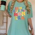 In My Baseball Mom Era Cute Mommy Groovy Women's Comfort Colors T-Shirt Violet