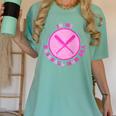 In My Baseball Mom Era Retro Game Day Mom Era 2 Sides Women's Comfort Colors T-Shirt Violet