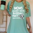 Baseball Mom Game Day Moms Against Pants Women's Comfort Colors T-Shirt Violet Baseball Mom Game Day Moms Against Pants Women's Comfort Colors T-Shirt Violet