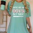 Baseball Mom And Grandma Those Are My Boys Baseball Game Women's Comfort Colors T-Shirt Violet Baseball Mom And Grandma Those Are My Boys Baseball Game Women's Comfort Colors T-Shirt Violet