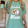 Baseball Mom Grandma Leopard Baseball Lover Fan Women's Comfort Colors T-Shirt Violet