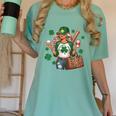 Baseball Mom Green Shamrock St Patrick Day Women Women's Comfort Colors T-Shirt Violet Baseball Mom Green Shamrock St Patrick Day Women Women's Comfort Colors T-Shirt Violet